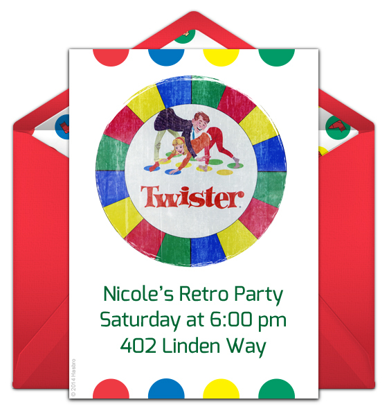 Free Twister Online Invitation